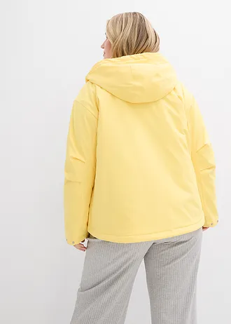 Waterafstotende, licht gewatteerde outdoor jas, Kleur: geel