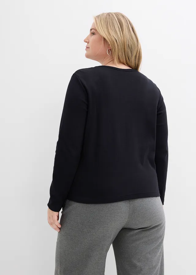 Gilet en jersey épais 100% coton, Couleur: noir