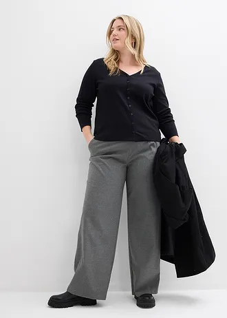 Heavy jersey vest van biologisch katoen, Kleur: zwart