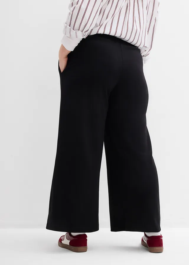 Jersey culotte van puur biologisch katoen, Kleur: zwart