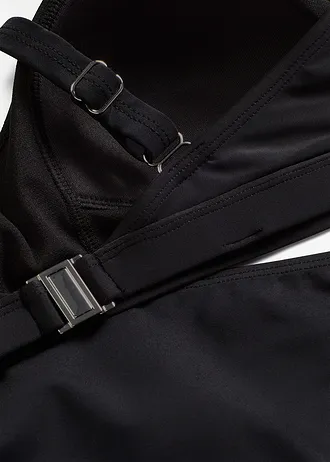 Bikini met V-hals (2-dlg. set) • zwart • bonprix online shop