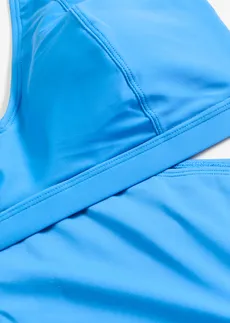 Bikini z dekoltem w serek (komplet 2-cz.) • niebieski stalowy • sklep bonprix