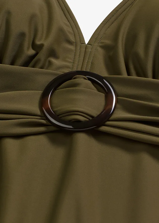 Maillot 1 pièce sculptant, maintien léger • olive foncé • product-page.page-title-suffix