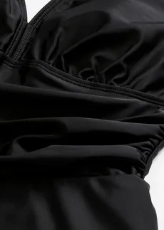 Sukienka kąpielowa ze skrzyżowanymi ramiączkami • czarny • sklep bonprix