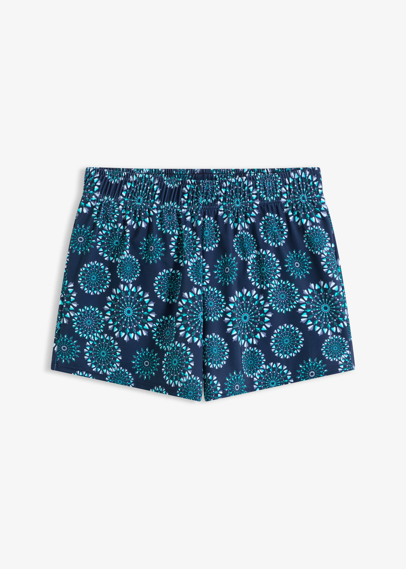Short de bain avec bas de bikini intégré • bleu nuit graphique • Boutique bonprix