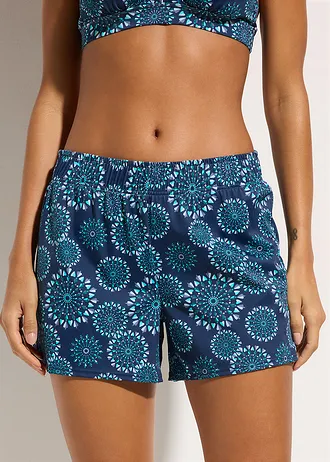 Zwemshort met bikinibroekje binnenin • middernachtblauw grafische print • bonprix online shop