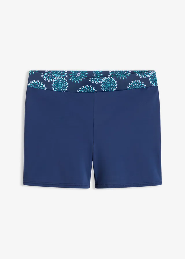 Korte zwemlegging met elastische band • middernachtblauw • bonprix online shop