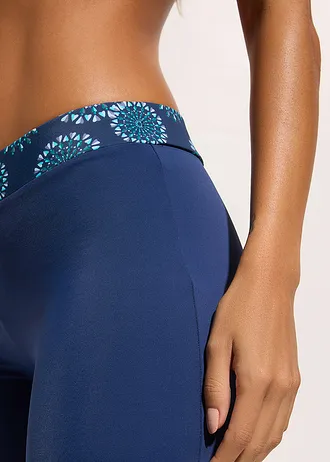 Korte zwemlegging met elastische band • middernachtblauw • bonprix online shop