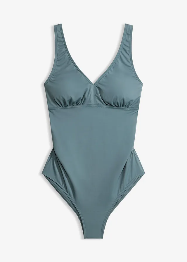 Maillot de grossesse à encolure en V • vert eucalyptus • Boutique bonprix