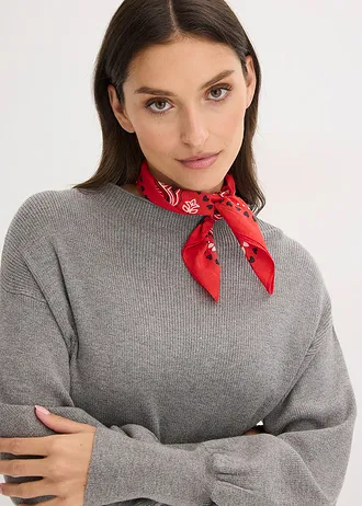 Foulard à imprimé cœurs • fraise • Boutique bonprix