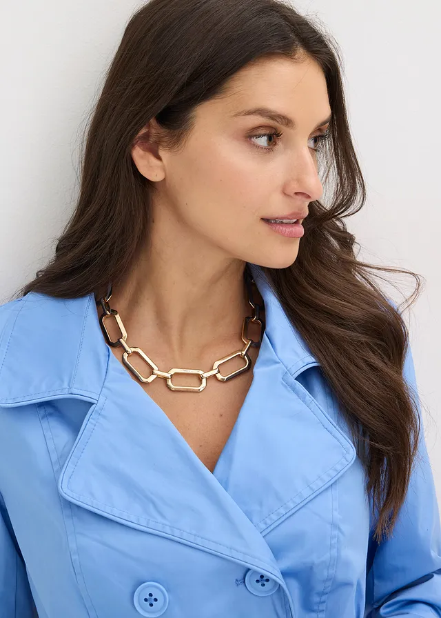 Ketting met moderne elementen, Kleur: goudkleurig