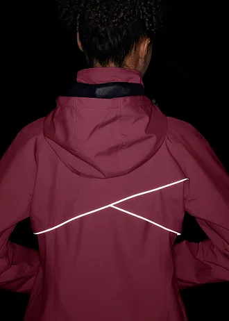 Veste imperméable à détails réfléchissants • rouge érable • Boutique bonprix