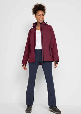 Waterdichte outdoor jas met reflecterende details • esdoornrood • bonprix online shop