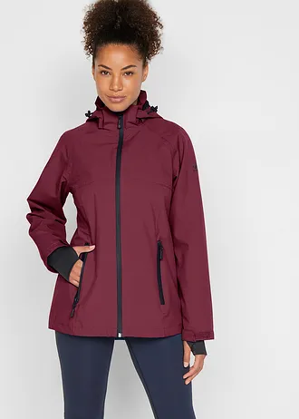 Waterdichte outdoor jas met reflecterende details • esdoornrood • bonprix online shop