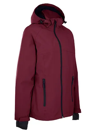 Waterdichte outdoor jas met reflecterende details • esdoornrood • bonprix online shop