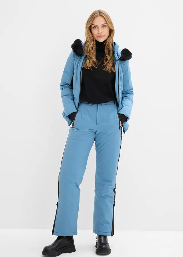 Pantalon de ski chaudement rembourré avec pare-neige • bleu gris • product-page.page-title-suffix