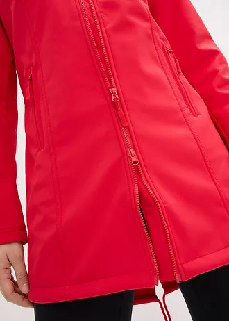 Canadiană impermeabilă din softshell • roșu • magazin bonprix