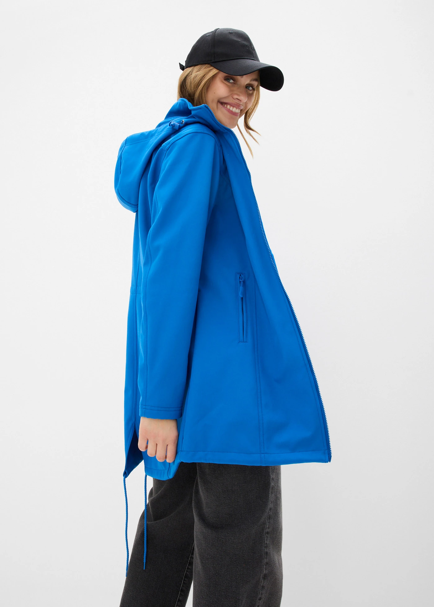 Softshell parka kabát, vízlepergető • sarkvidéki kék • bonprix áruház