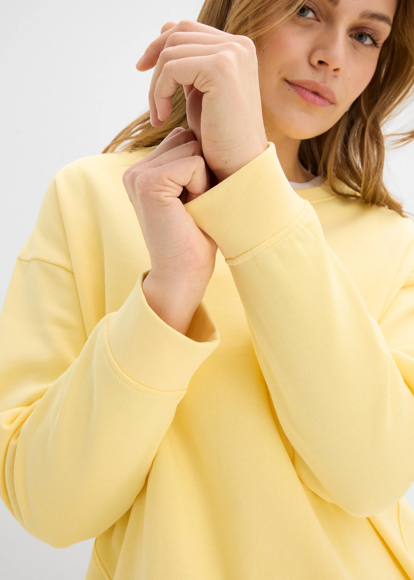 Bluza oversize • jasnożółty • sklep bonprix