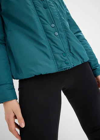 Geacă funcțională cu aspect 2 în 1, impermeabilă • verde-piper • magazin bonprix