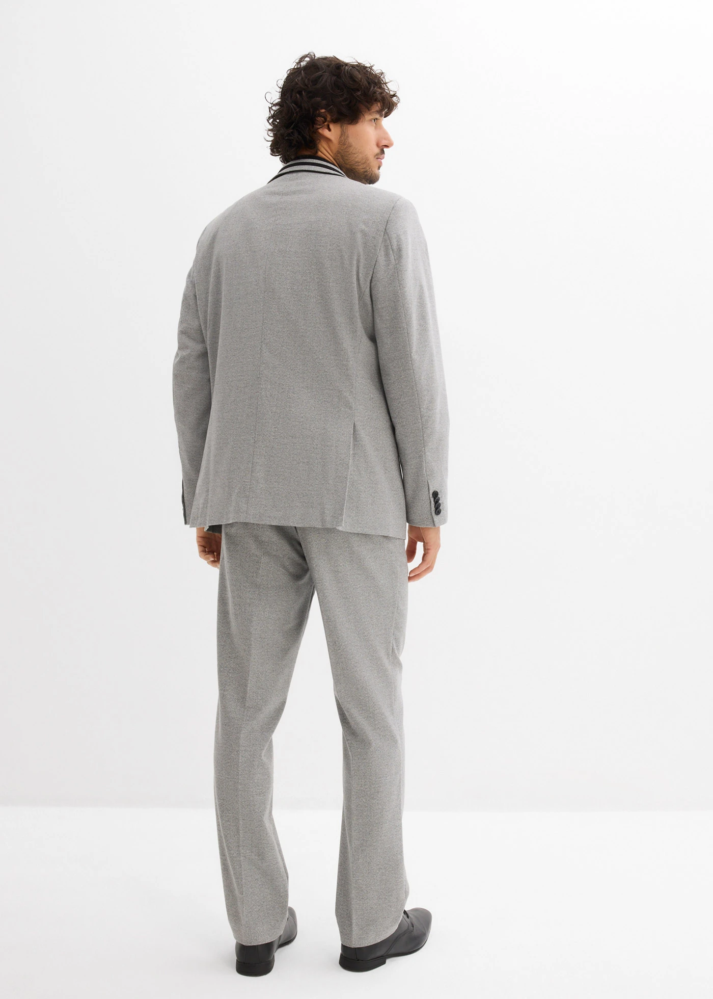 Costume 3 pièces avec gilet, Regular Fit • gris clair chiné • Boutique bonprix