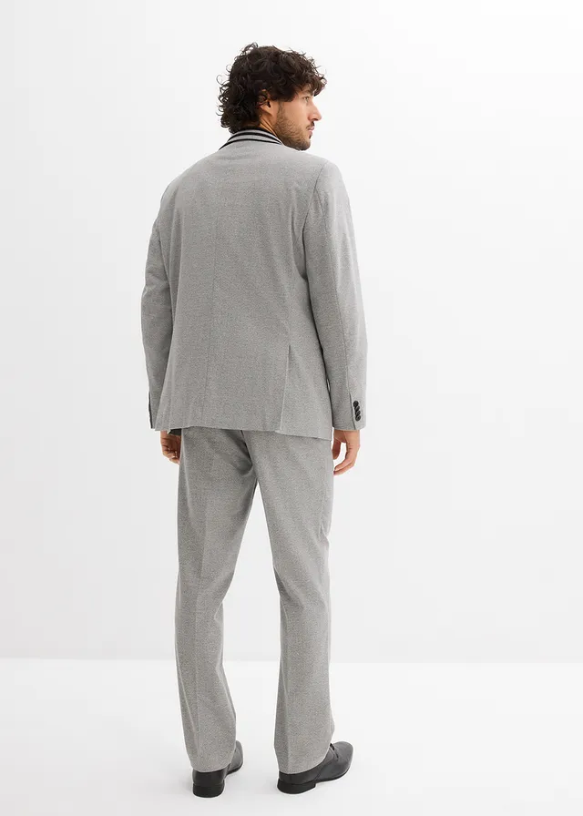 Costume 3 pièces avec gilet, regular, Couleur: gris clair chiné
