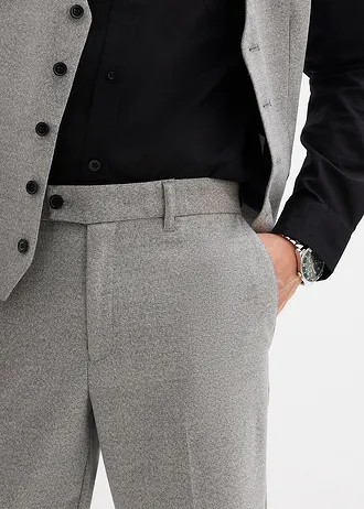 Costum cu vestă, Regular Fit (set/3 piese) • gri deschis melanj • magazin bonprix