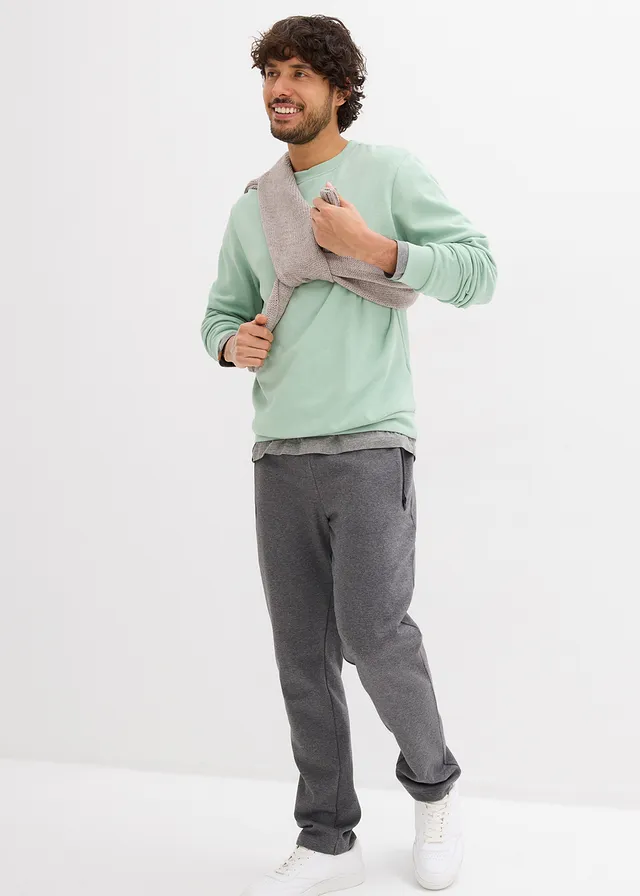 Pantalon de jogging avec poches zippées • gris chiné • product-page.page-title-suffix