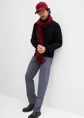 Regular fit stretch instapbroek, straight • donkergrijs • bonprix online shop