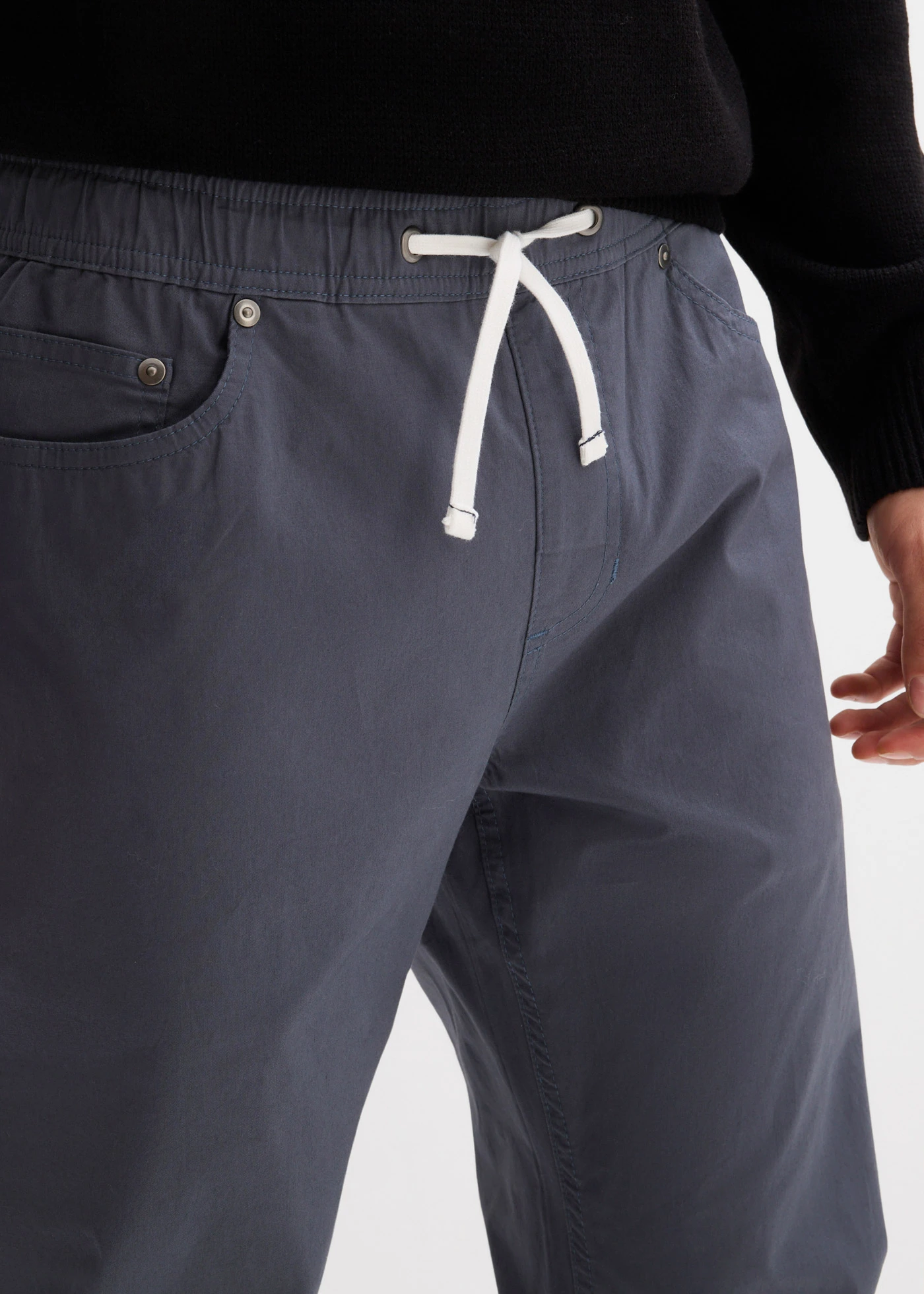 Pantalon taille extensible Regular Fit, Straight • gris foncé • Boutique bonprix