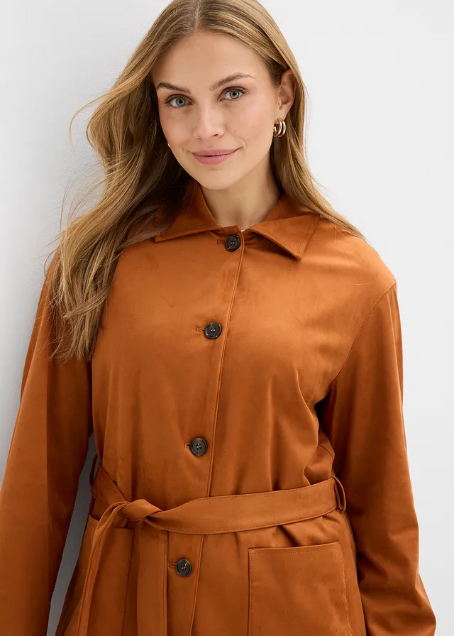 Manteau court avec ceinture • bronze • product-page.page-title-suffix