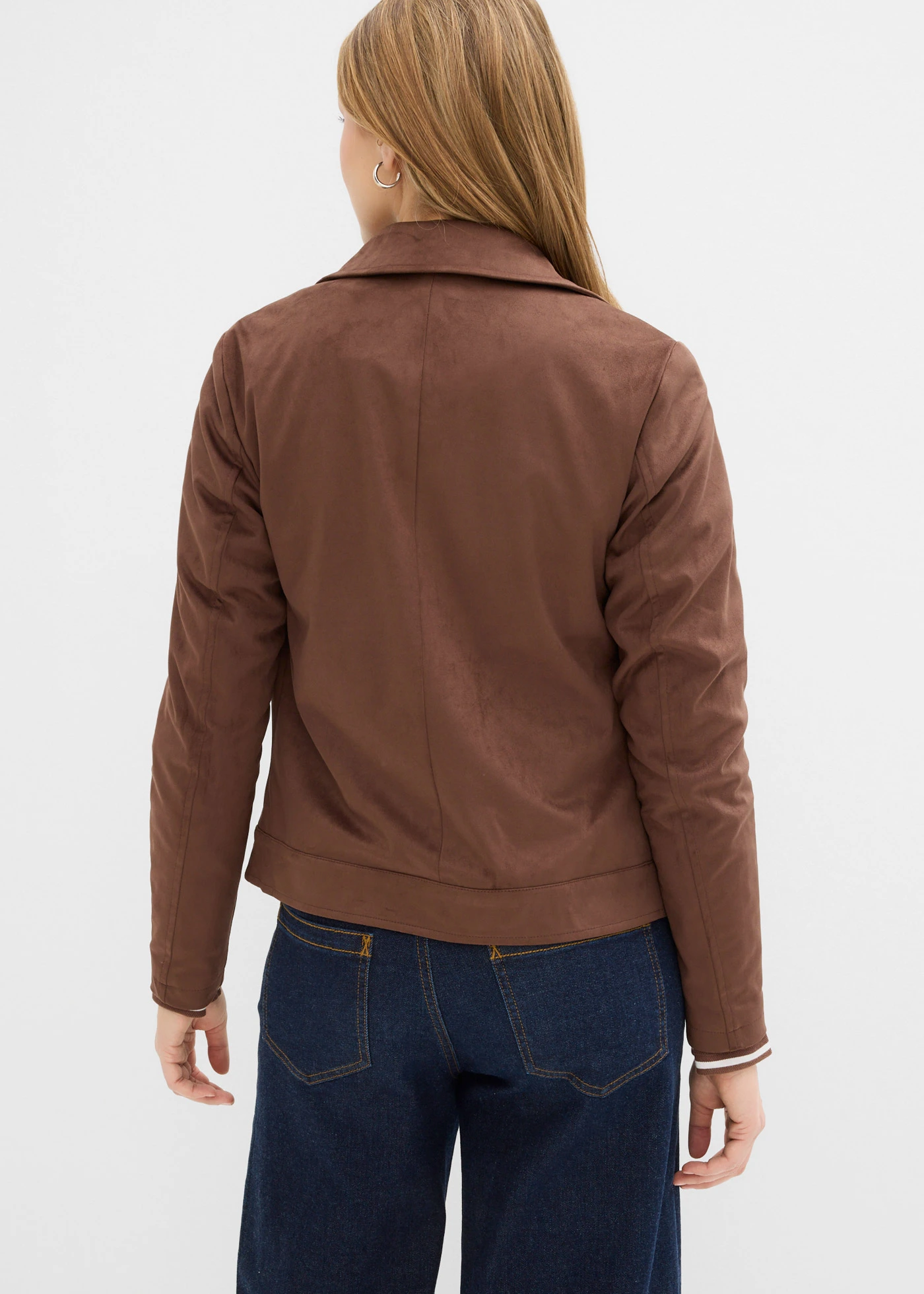 Veste en suédine • marron • Boutique bonprix