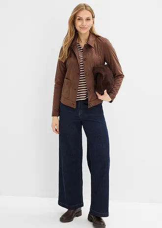 Veste en suédine • marron • Boutique bonprix