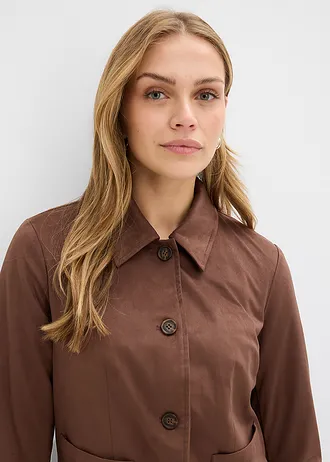 Veste en suédine • marron • Boutique bonprix