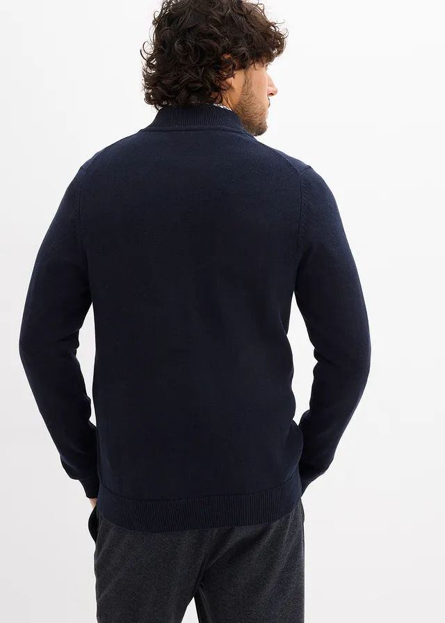 Gilet regular en maille • bleu foncé • product-page.page-title-suffix