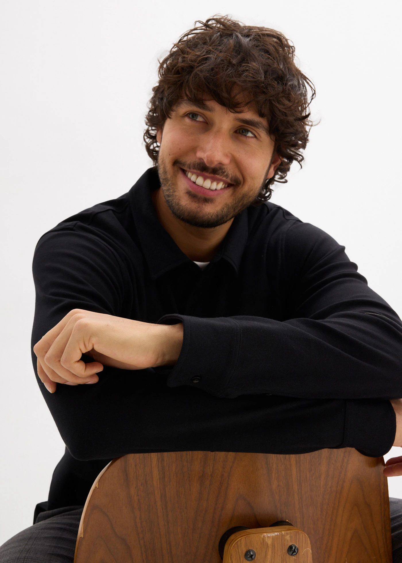 Polo 100% coton • noir • Boutique bonprix