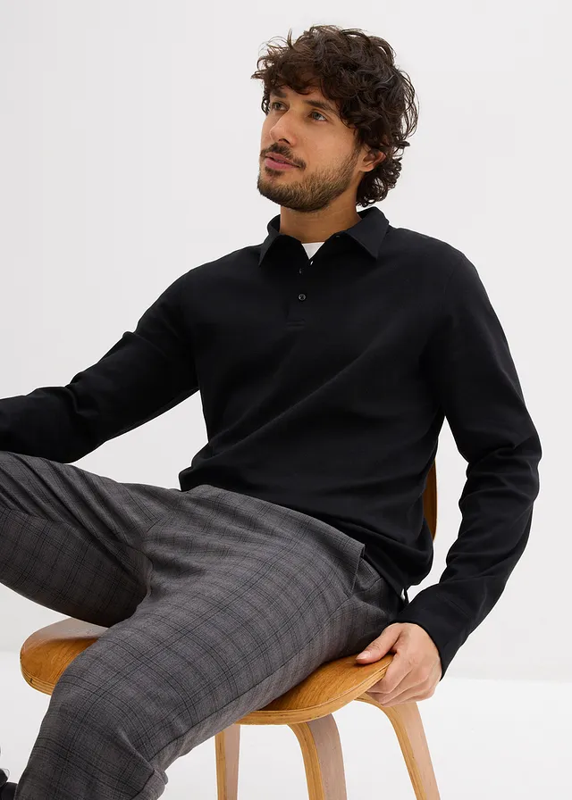 Poloshirt van puur katoen • zwart • product-page.page-title-suffix