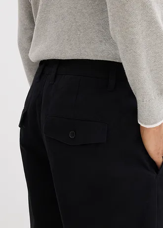 Pantalon chino loose • noir • Boutique bonprix