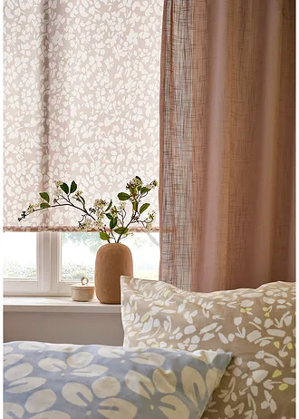 Lot de 2 rideaux texturés • taupe clair • Boutique bonprix