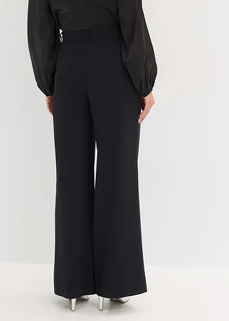 Pantalon large à pinces • noir • Boutique bonprix