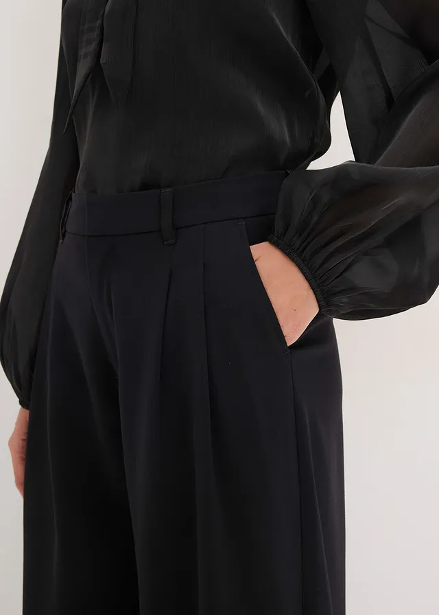 Pantalon large à pinces • noir • product-page.page-title-suffix