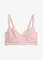 Bh met beugel van zacht kant, Kleur: roze poudre