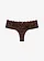 Shorty-string avec dos sans coutures, Couleur: marron foncé