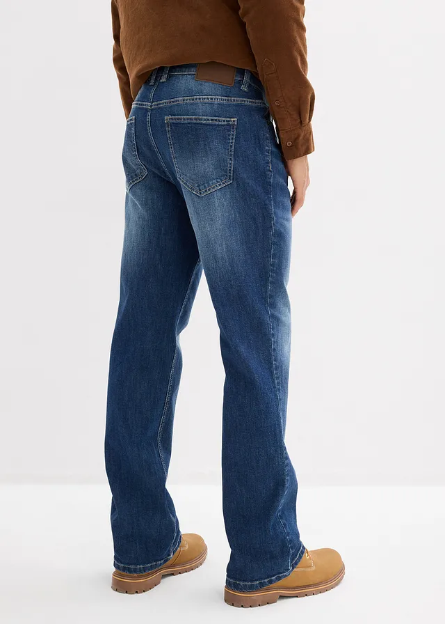 Regular fit jeans, bootcut • blauw denim • product-page.page-title-suffix