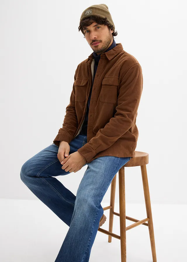 Regular fit jeans, bootcut • blauw denim • product-page.page-title-suffix