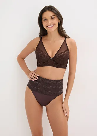 Chilot cu efect de modelare mediu (set/2 buc.) • 2x maro închis • magazin bonprix