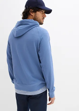 Hoodie van biologisch katoen, Kleur: jeansblauw