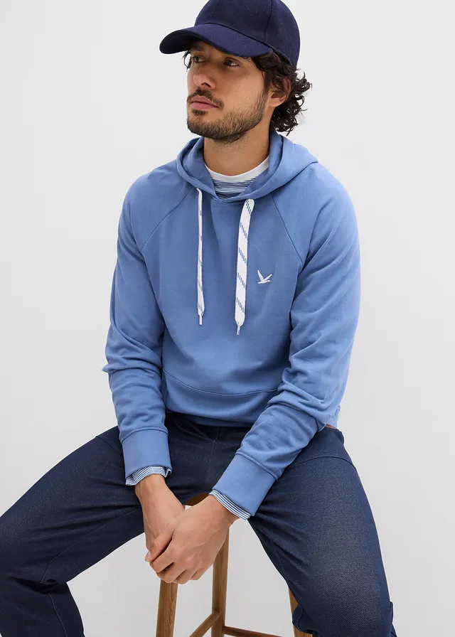 Sweat à capuche 100% coton • bleu jean • product-page.page-title-suffix