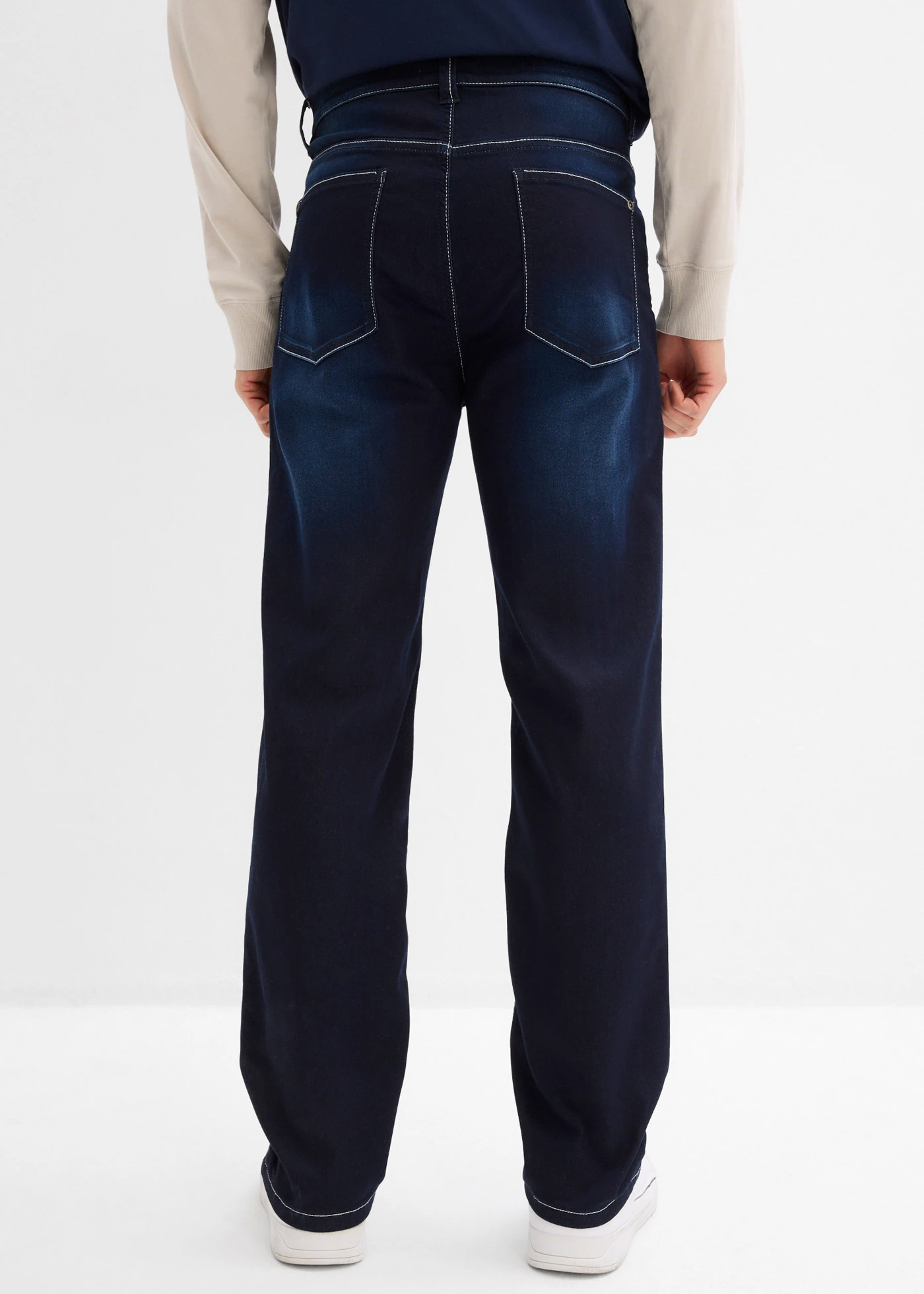 Jean jogging classique, droit • bleu foncé denim • Boutique bonprix