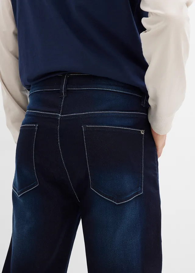 Jean jogging classique, droit • bleu foncé denim • product-page.page-title-suffix